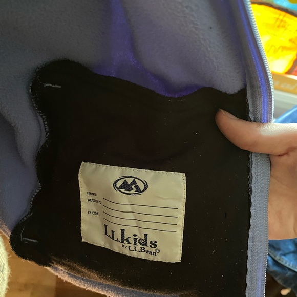 Kids L.L. Bean purple jacket - Picture 3 of 12